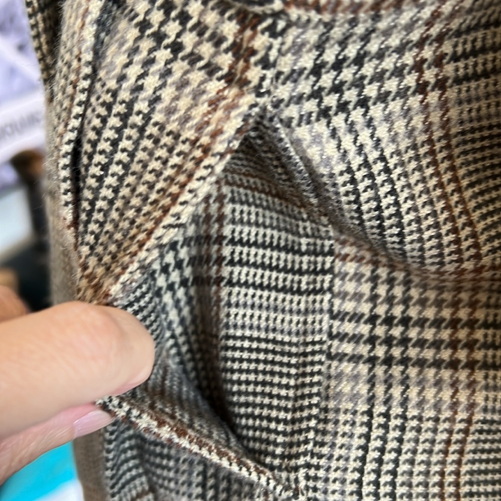 Art and Soul tan plaid blazer size S - Picture 5 of 6